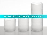 Wholesale White glass vase