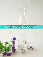 bamboo glass vase H0048-1