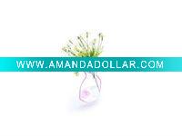 Wholesale PET beautiful plastic floding vase