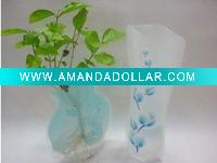 Wholesale PET clear plastic vase