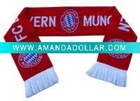 Wholesale football jacquard scarves
