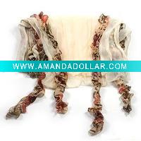 Wholesale Lot of 100 New Fashion Scarves Line
