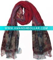 Wholesale fashion polyester promotion gift lady scarf A0002