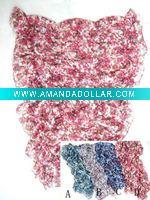 Wholesale fashion ladies flower printed scarf