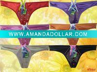 ladies sexy thongs panties underwear g-strings stock