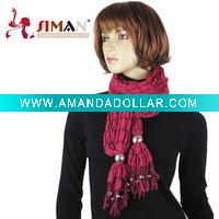 Wholesale beads pendant scarf for novel 2010