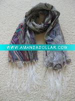 Wholesale acco-10-4240 printed cotton scarf