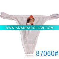Wholesale lady's sexy lace panty lady's thongs lady's fashionable t-back