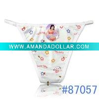 Wholesale lady's panty lady's comfort panty lady's sexy thongs lady's t-back
