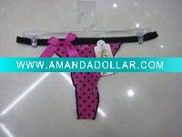 fancy thong dotted t-back