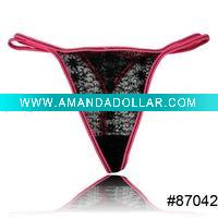 Wholesale hot sale stock ladies thong ladies T-back ,intimate