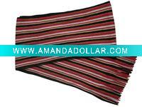 Wholesale Fashion knitted scarf in stripe design