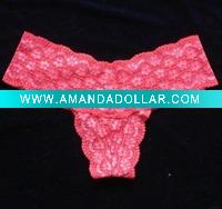 Wholesale lace sexy thong,t back