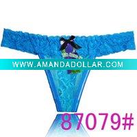 Wholesale new arrival lady's g-string fashionable thongs lady's hot sale t-back
