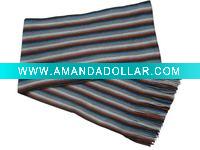 Wholesale Fashion knitted scarf in stripe design
