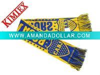Wholesale Fashion Knitted Football Fan Scarf
