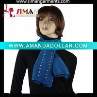 cotton scarf with hot heated beading decoration