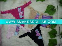 Mixed wholesale Sexy panties 1029-01 stocked t-back