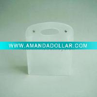 Wholesale semi-clear eva hand bag