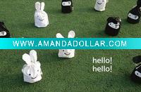 2011 New Arrival/Lady's ninja Rabbit Recycle Bag /Cute included bags