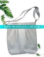 Wholesale White 600D polyester fashion handbag