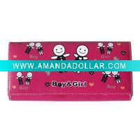 Wholesale PU girls/teenagers purse/wallet