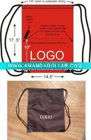 Wholesale screen printed drawstring bag