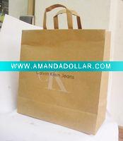 Wholesale 2010 Flaser-Handle Kraft Paper Bag