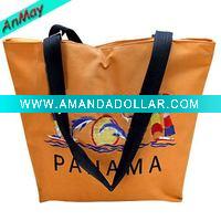 printed beautiful design plastic beach bag