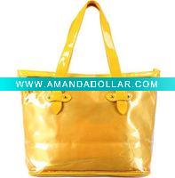 Wholesale printed beautigul design pvc beach bag