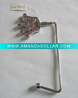 Wholesale purse hook, bag hook, crown shape bag hook