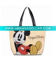 Wholesale cartoon art shopping bag hand bag,high quality,export to Japan