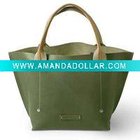 Wholesale Green canvas tote bag
