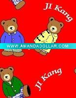 polyester animals design printing fabric