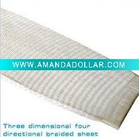 3d 4 directional braided sheet&three dimensional composites&three dimensional four directional braided sheet