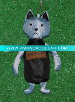 Black cat sheriff shopping bag
