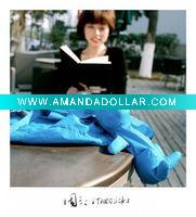 Folding shopping bag with rabbit design