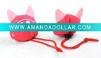 Wholesale pink pig shopping bag