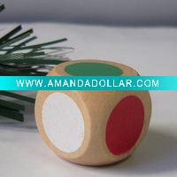 Wholesale wooden dice accessories for toy set