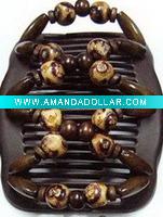 Wholesale Hair clip,Hair accessory,wood hair comb