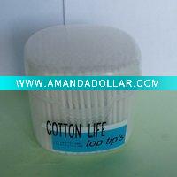 Wholesale wooden cosmetic cotton bud