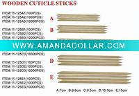 Wholesale wooden cuticle sticks