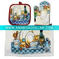 Wholesale 3pcs kitchen towel sets