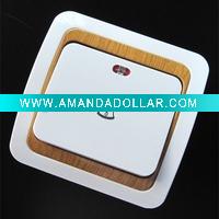 Wholesale Doorbell switch with neon lamp(wooden)