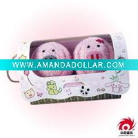 pig towel cake