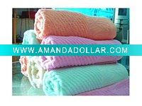 Wholesale bamboo fashionable face cloth/face towel/striped towel