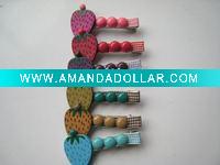 Wholesale fashion wooden hair clips