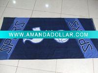 Wholesale velvet fiber reactive printed bath towel