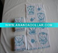 Wholesale Naughty cat Bamboo fiber towel
