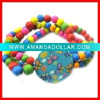 Wholesale beads and wooden hand chain